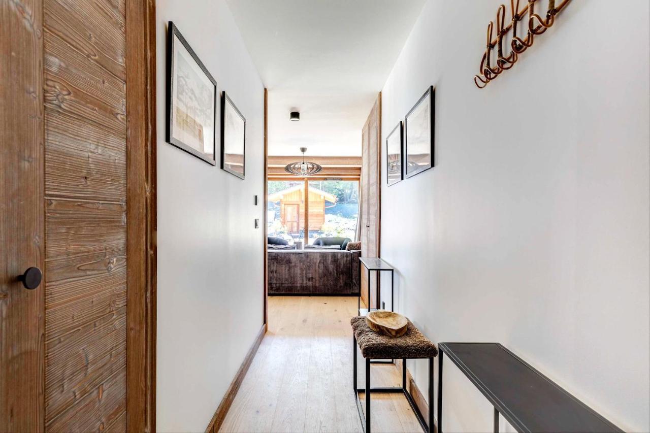 4-Room Apartment With Garden, Gym And Shared Spa Megève Buitenkant foto
