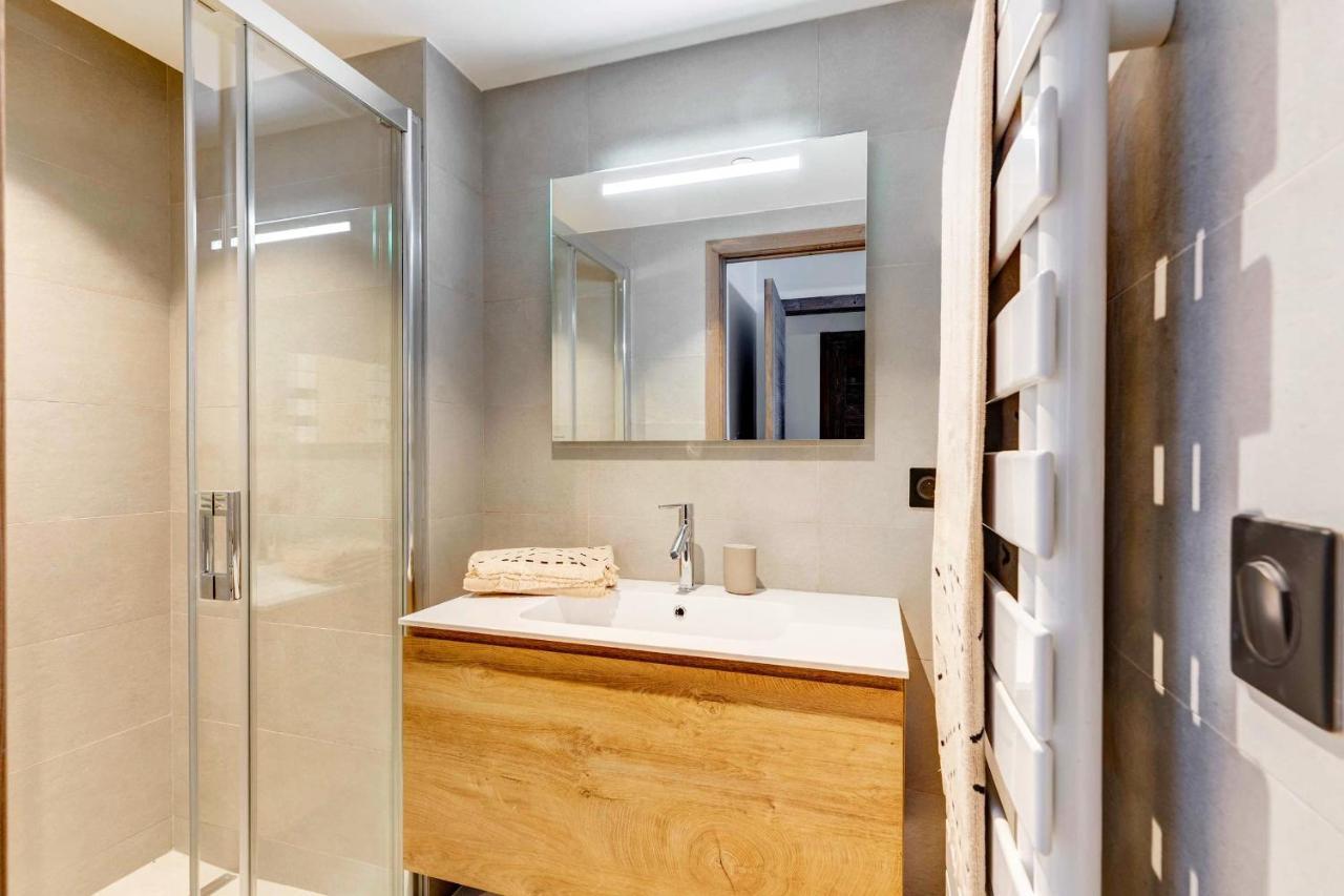 4-Room Apartment With Garden, Gym And Shared Spa Megève Buitenkant foto