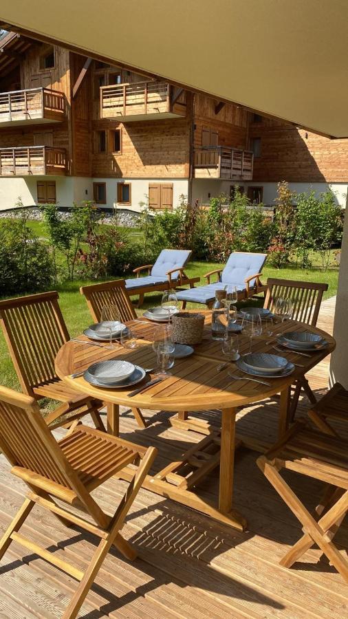 4-Room Apartment With Garden, Gym And Shared Spa Megève Buitenkant foto