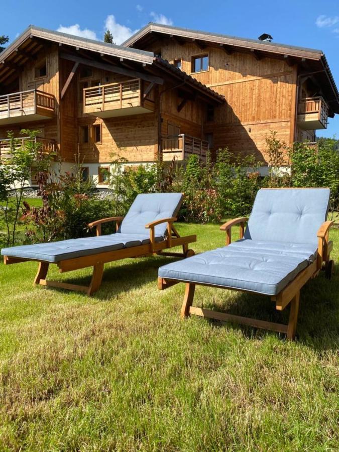 4-Room Apartment With Garden, Gym And Shared Spa Megève Buitenkant foto